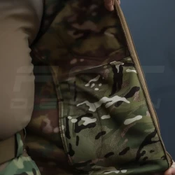 Кофта флис соты Гексагон на молнии Мультикам