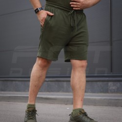 Комплект Футболка Комбат + Шорти тактичні Zara Хакі