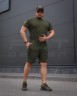 Комплект Футболка Комбат + Шорти тактичні Zara Хакі S S