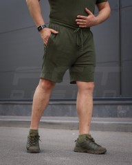 Комплект Футболка Комбат + Шорти тактичні Zara Хакі
