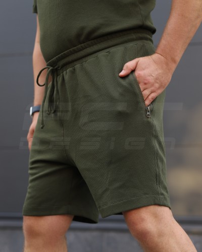 Комплект Футболка Комбат + Шорти тактичні Zara Хакі S S