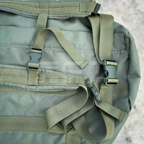 Сумка транспортная баул рюкзак - военный непромокаемый 110л хаки