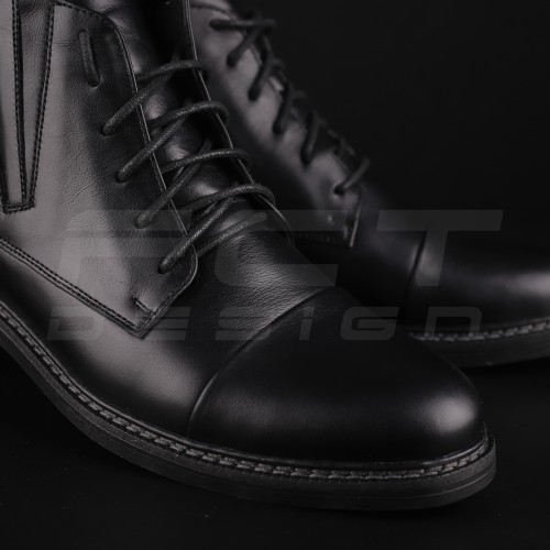 Ботинки из хромовой кожи с зимним утеплителем Gore-Tex Черные 40