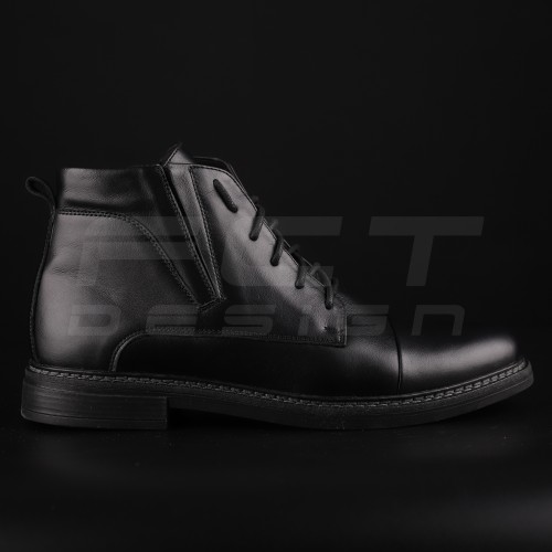 Ботинки из хромовой кожи с зимним утеплителем Gore-Tex Черные 40