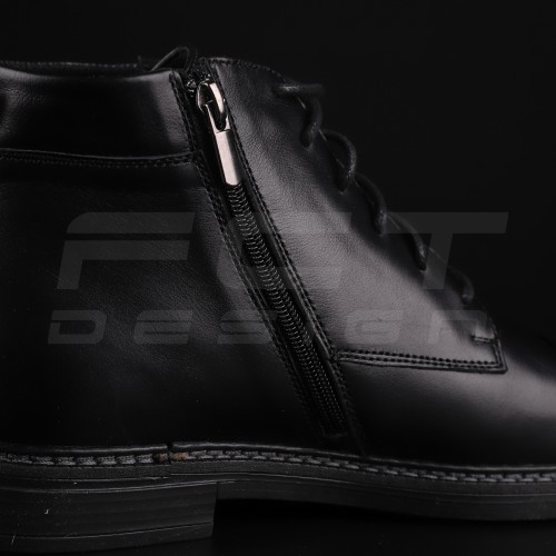 Ботинки из хромовой кожи с зимним утеплителем Gore-Tex Черные 40