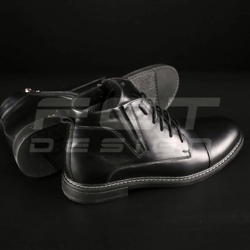 Черевики з хромової шкіри з зимовим утеплювачем Gore-Tex Чорні 40 40