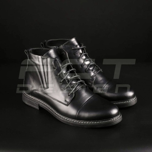 Черевики з хромової шкіри з зимовим утеплювачем Gore-Tex Чорні 40 40