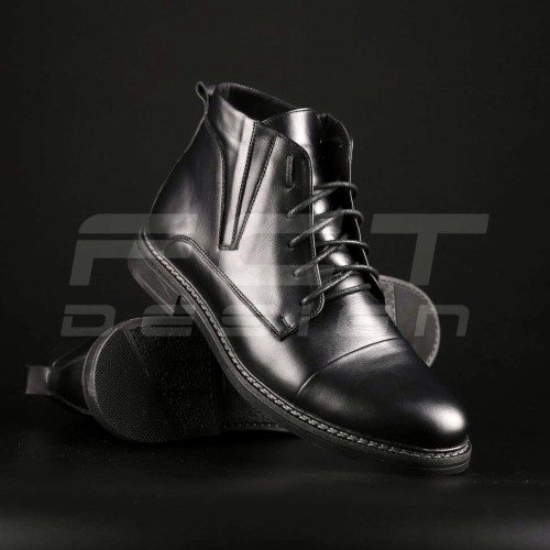 Черевики з хромової шкіри з зимовим утеплювачем Gore-Tex Чорні 40 40