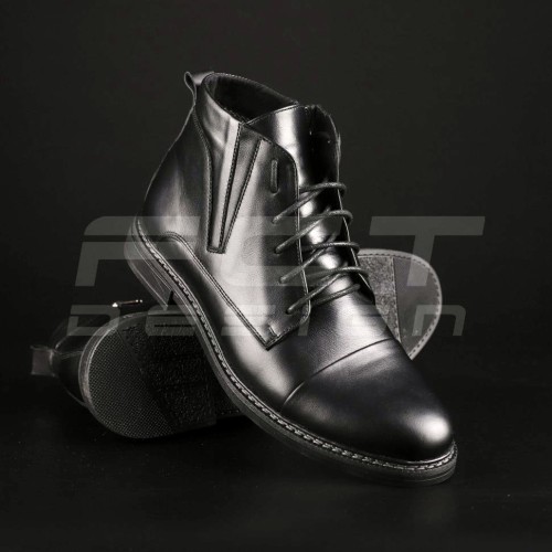 Черевики з хромової шкіри з зимовим утеплювачем Gore-Tex Чорні 40 40