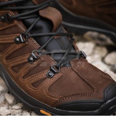 Черевики зимові Вікінг шкіра напіввовна коричневі