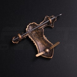 Беретний знак кокарда танкових військ України метал