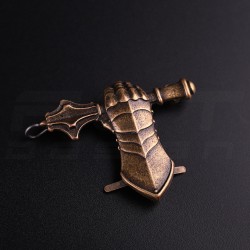 Беретний знак кокарда танкових військ України метал