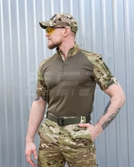Убакс бойова сорочка короткий рукав Мультикам з термотканини CoolPass antistatic