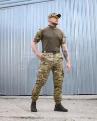 Убакс бойова сорочка короткий рукав Мультикам з термотканини CoolPass antistatic