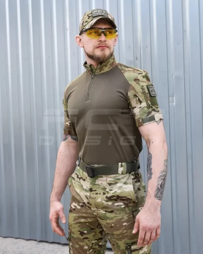 Убакс бойова сорочка короткий рукав Мультикам з термотканини CoolPass antistatic 44 44