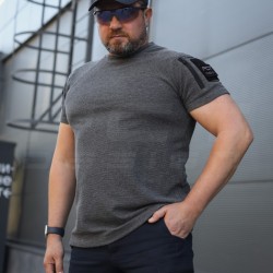 Комплект Футболка Комбат + Шорти тактичні Zara Сірий