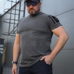 Комплект Футболка Комбат + Шорти тактичні Zara Сірий