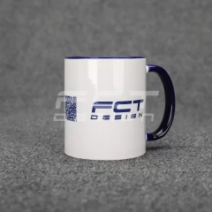 Чашка керамічна НГУ синя