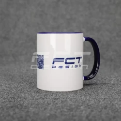 Чашка керамическая НГУ синяя