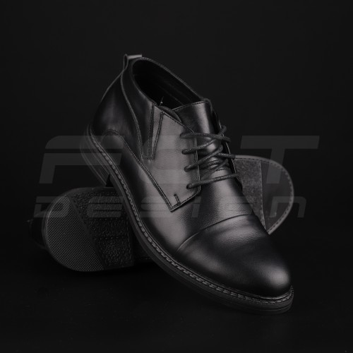 Туфли форменные ВСУ/НГУ из хромовой кожи черные 40