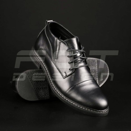 Туфлі формені ЗСУ/НГУ з хромової шкіри чорні 40 40