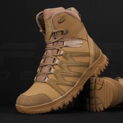 Ботинки зимние непромокаемые Урбан на мембране Gore-tex + мех из Итальянской обувной кожи койот