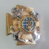 Беретний знак кокарда ВМС Військово-Морські Сили України на кашкет пластик