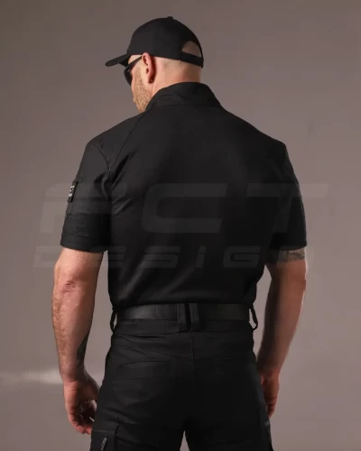 Убакс боевая рубашка короткий рукав черная из термоткани CoolPass antistatic 44