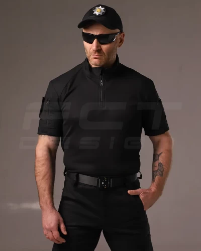 Убакс боевая рубашка короткий рукав черная из термоткани CoolPass antistatic 44