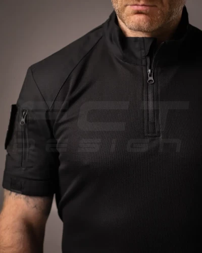 Убакс боевая рубашка короткий рукав черная из термоткани CoolPass antistatic 44