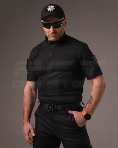 Убакс боевая рубашка короткий рукав черная из термоткани CoolPass antistatic 44