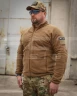 Кофта фліс соти Гексагон на блискавці Койот 40-42/3 40-42/3