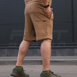 Комплект Футболка Комбат + Шорти тактичні Zara Койот