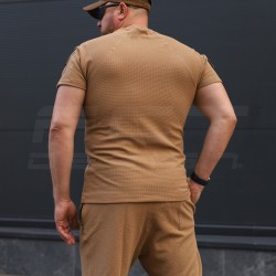 Комплект Футболка Комбат + Шорты тактические Zara Койот