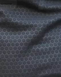 Ткань флис Гексагон соты темно-серый 