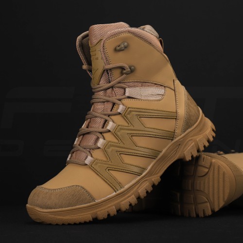 Черевики зимові Урбан мембрана GoreTex Slimtex з італійської екошкіри койот 39 39