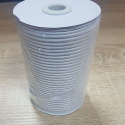 Атласний Кант білий/золотий