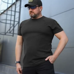 Комплект Футболка Комбат + Шорти тактичні Zara Чорний