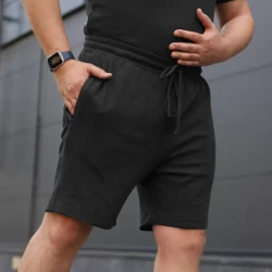 Комплект Футболка Комбат + Шорти тактичні Zara Чорний