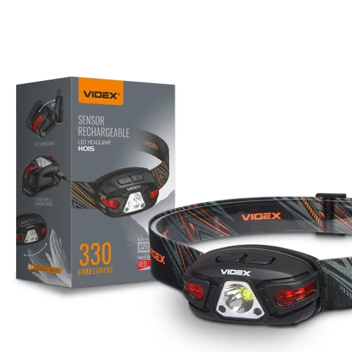 Налобный светодиодный фонарь VIDEX VLF-H015 330Lm 5000K 