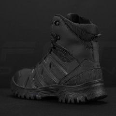 Черевики зимові Урбан мембрана GoreTex Slimtex з італійської екошкіри чорні