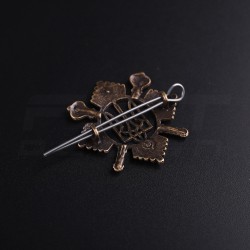 Беретний знак кокарда Президентського полку метал