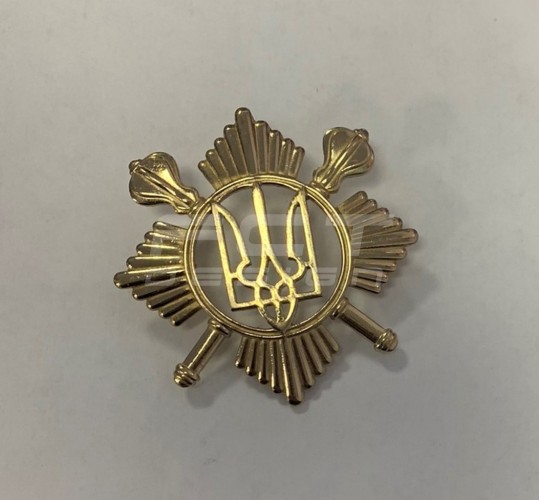 Беретний знак кокарда Президентського полку метал  
