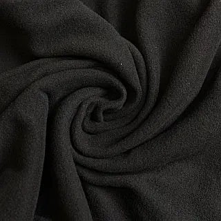 Ткань флис черная 