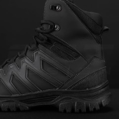Черевики зимові Урбан мембрана GoreTex хутро з італійської екошкіри чорні