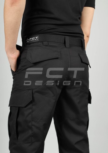 Штани літні Мілітарі карго ріп-стоп чорні 42 42