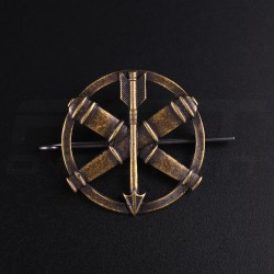 Беретний знак кокарда ППО Протиповітряної оборони та зенітноракетних військ України