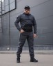 Костюм спортивный Гексагон флис соты с усилением Софтшелл серый 44