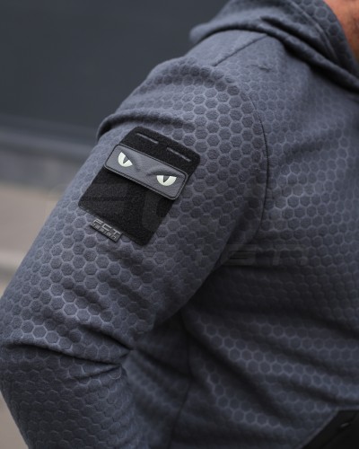 Костюм спортивний Гексагон фліс соти з посиленням Софтшелл сірий 44 44
