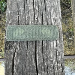 Шеврон/патч вишитий очі кота хакі